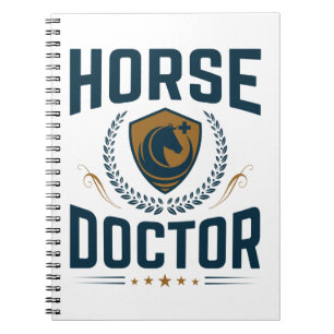 Caderno Espiral Hormonas Médico Veterinário Equino
