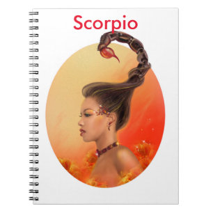Caderno Espiral Horoscópio Zodiac - Fantasy Scorpio