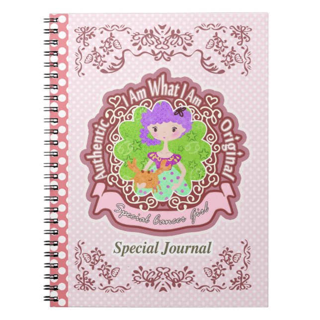 Caderno Espiral Horóscopo cancer (Frente)