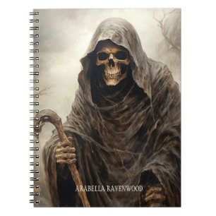 Caderno Espiral Horror de Halloween, Gótico, Assustador