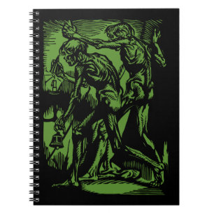Caderno Espiral Horrores Revelados de Mineiros Mortos para o Hallo