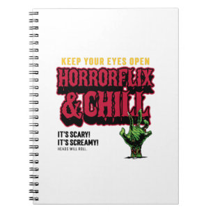 Caderno Espiral Horrorflix E Chill