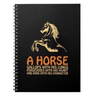 Caderno Espiral Horse Art A Horse Gallops