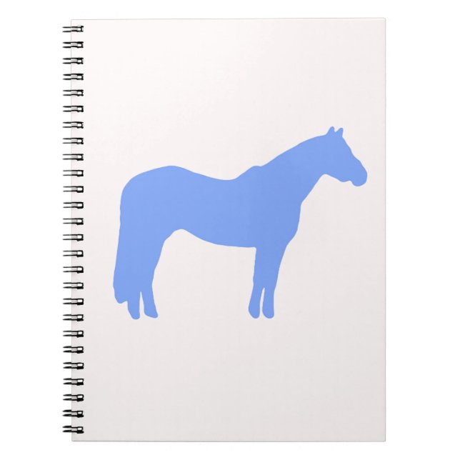Caderno Espiral Horse Trainer Business Blue Simple and Modern (Frente)