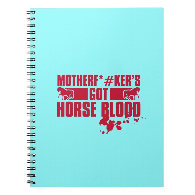 Caderno Espiral Horseblood (Frente)