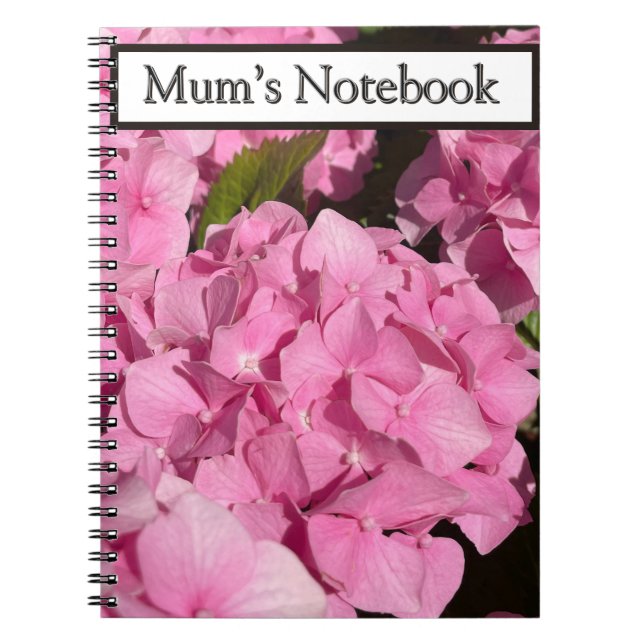 Caderno Espiral Hortênsia Rosa (Frente)
