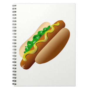Caderno Espiral Hotdog