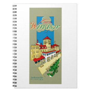 Caderno Espiral Hotel Windsor Jackson