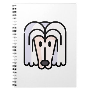 Caderno Espiral Hound Afegão