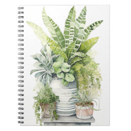 Caderno Espiral House Plants