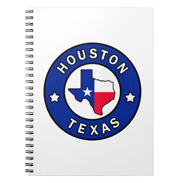 Caderno Espiral Houston Texas (Frente)