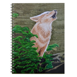Caderno Espiral Howling Coyote