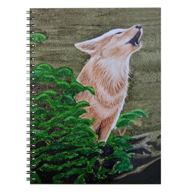 Caderno Espiral Howling Coyote (Frente)