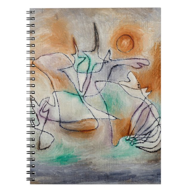 Caderno Espiral Howling Dog (1928), por Paul Klee (Frente)