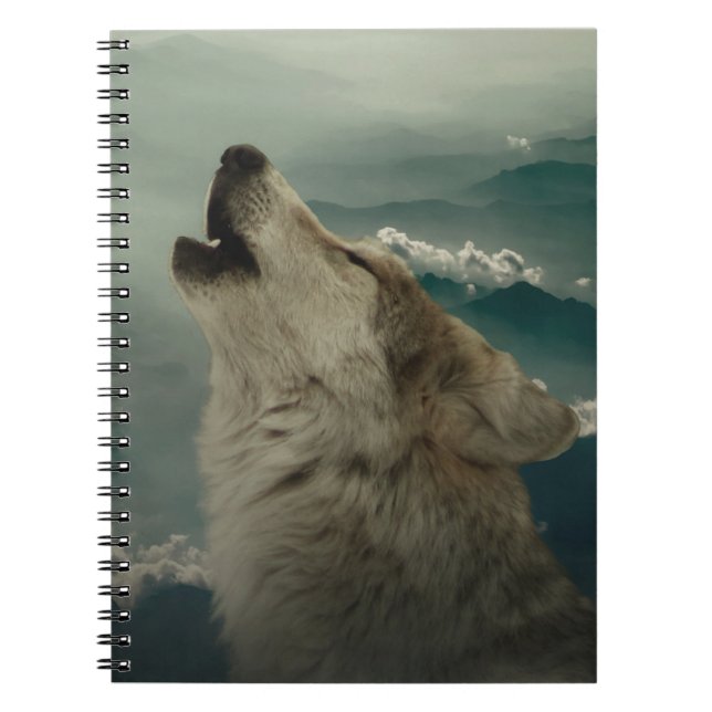 Caderno Espiral Howling Wolf (Frente)