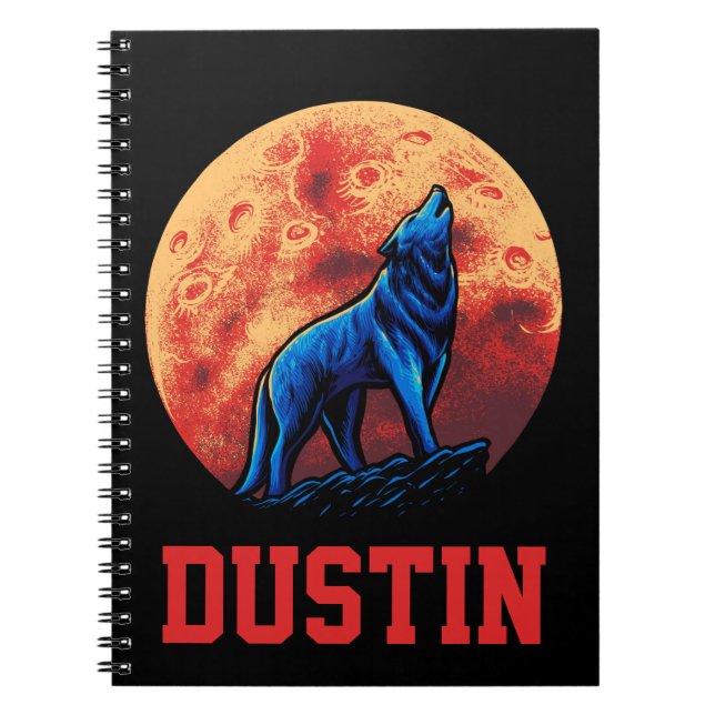 Caderno Espiral Howling Wolf Notebook (Frente)