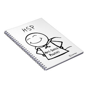 Caderno Espiral HSP: Tem notebook Super Powers