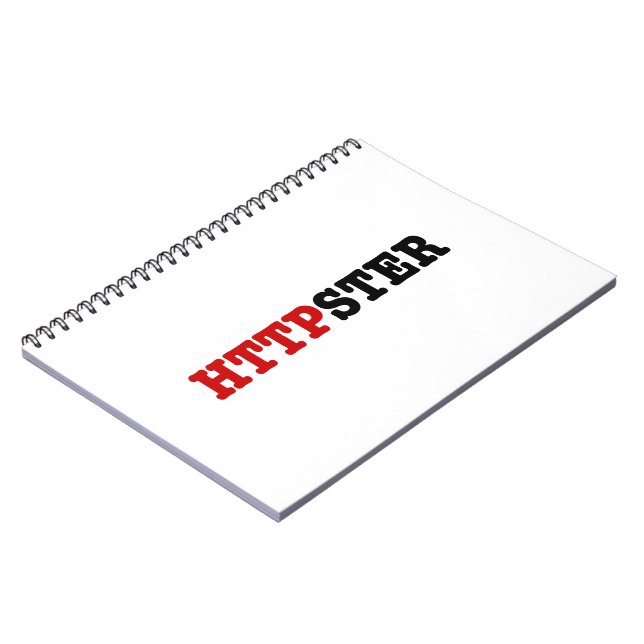 CADERNO ESPIRAL HTTPSTER (Left Side)