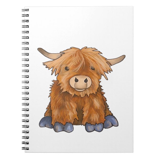 Caderno Espiral Huggy Harry - Parte da minha Cla da Série Fluffy F (Frente)