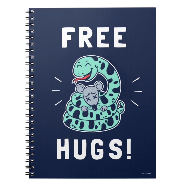 Caderno Espiral Hugs Gratuitos (Frente)