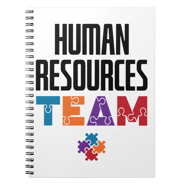 Caderno Espiral Human Resources Team HR (Frente)