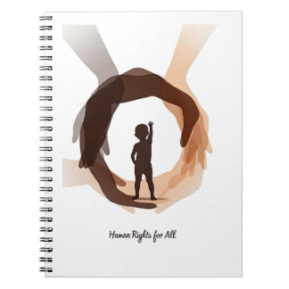 Caderno Espiral Human Rights for All – Minimal Diversity Circle De
