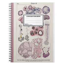 Caderno Espiral Human Tissue Histology Atlas Notebook