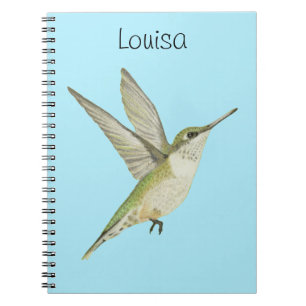 Caderno Espiral Hummingbird