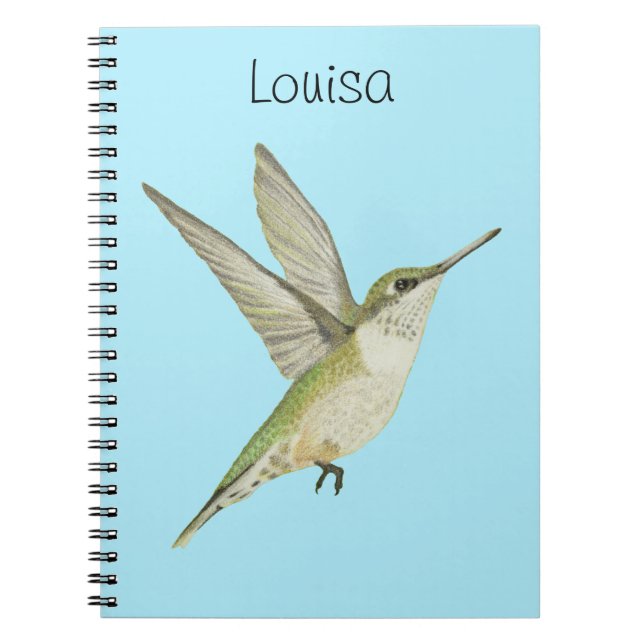 Caderno Espiral Hummingbird (Frente)