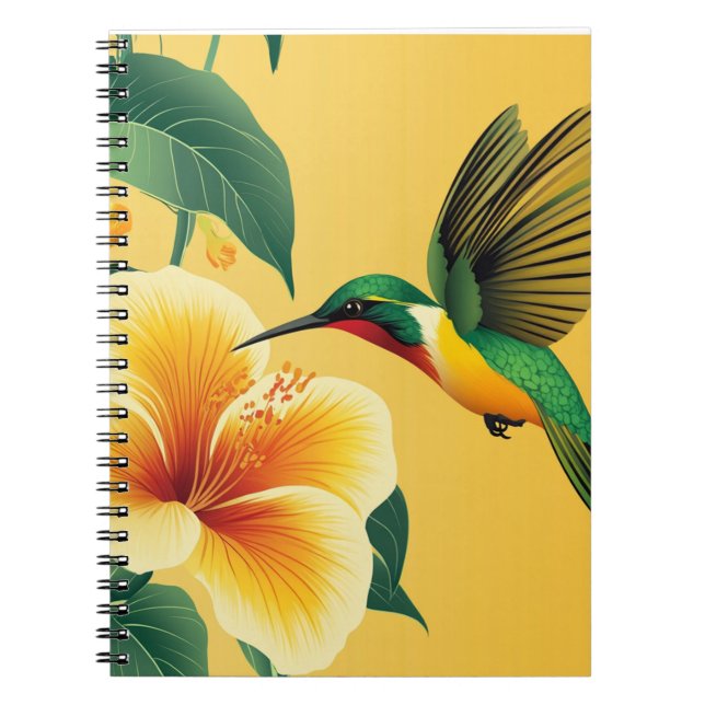 CADERNO ESPIRAL HUMMINGBIRD #1 (Frente)