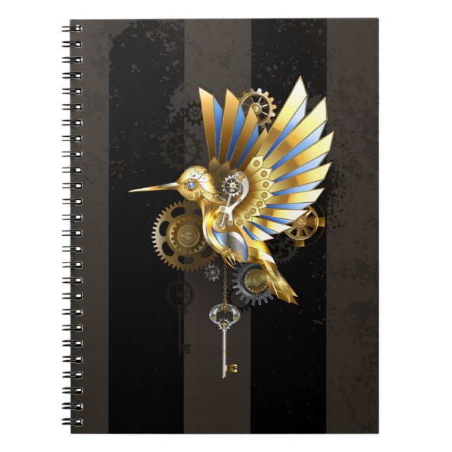 Caderno Espiral Hummingbird mecânico (Frente)