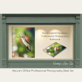 Caderno Espiral Hummingbird Sanctuary Professional Photography 