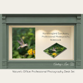 Caderno Espiral Hummingbird Sanctuary Professional Photography 