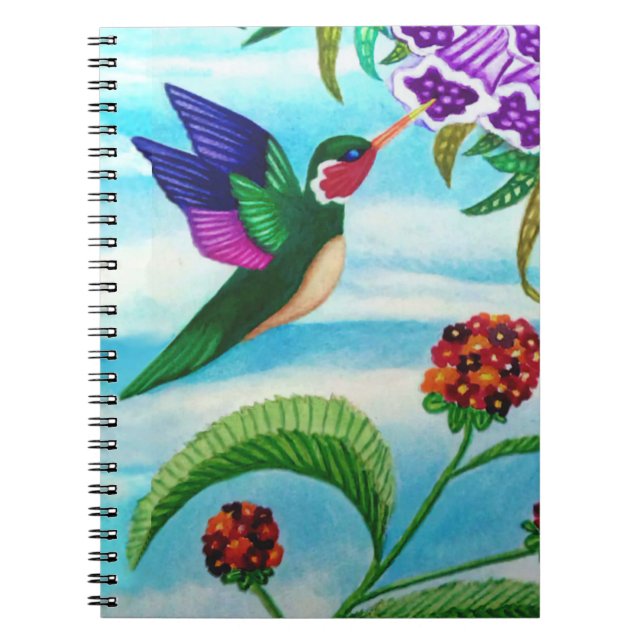 Caderno Espiral Hummingbird Skys (Frente)