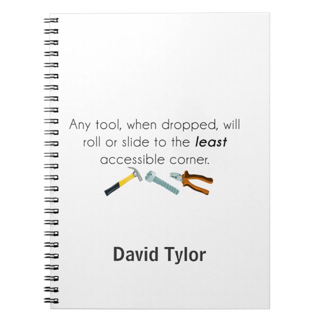 Caderno Espiral Humor de engenharia (Frente)