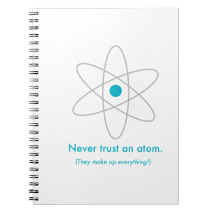Caderno Espiral Humor engraçado da química