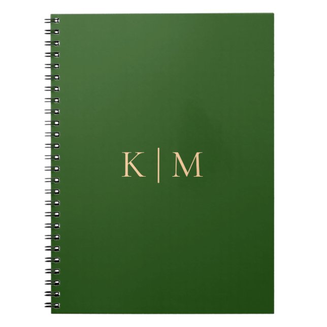 Caderno Espiral Hunter Verde  (Frente)