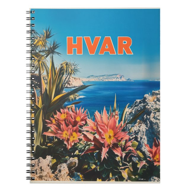Caderno Espiral Hvar vintage (Frente)