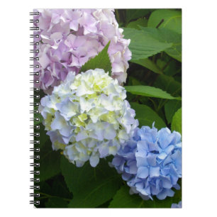Caderno Espiral Hydrangeas