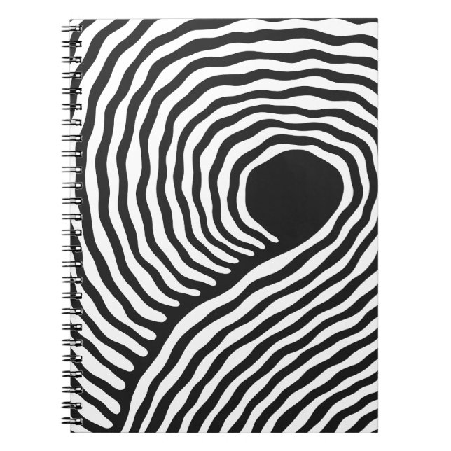 Caderno Espiral Hypnotic Wave (Frente)