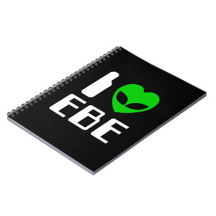Caderno Espiral I Alienígena Heart EBE