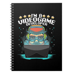 Caderno Espiral I Am A Video Game Developer