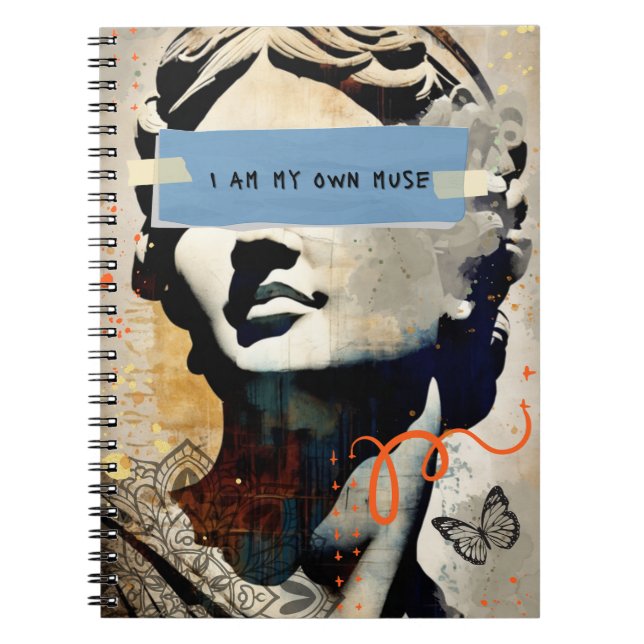 Caderno Espiral I Am My Own Muse | Notebook Journal (Frente)