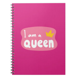Caderno Espiral I Am Queen – Elegant Corporate