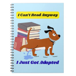 Caderno Espiral I Can't Read Anyway