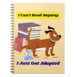 Caderno Espiral I Can't Read Anyway