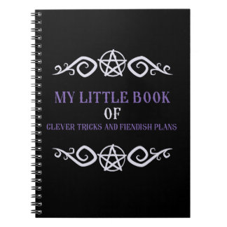 Caderno Espiral I Have Clever Tricks And Fiendish Plans Notebook