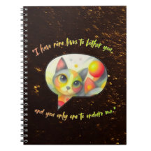 I have nine lives to bother you, and you only one