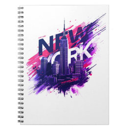 Caderno Espiral I Heart NYC" T-shirt - Casual New York City Urban 