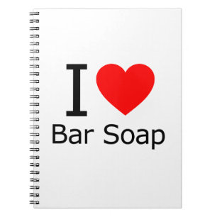 Caderno Espiral I Love Bar Soap